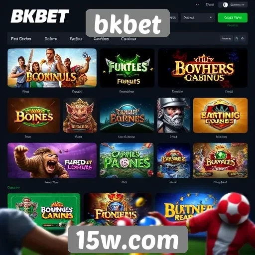 Opções de jogos disponíveis no bkbet